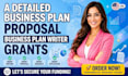 develop a detailed business plan, proposal, business plan writer, grants