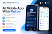 develop ai mobile apps, flutter apps, ai chatbots and ai agents