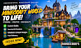build custom minecraft maps, houses, builds and structures