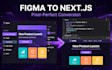 convert figma to nextjs responsive pixel perfect website