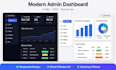 build responsive admin provider and customer booking dashboard