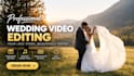 do cinematic wedding video editing highlight teasers