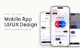 design mobile app UI UX in figma for ios and android