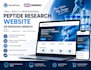 build a professional peptide research website redesign website