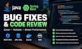 debug and fix java spring boot bugs and API issues