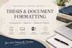 professionally format your thesis and assignments