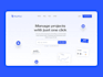 create a modern landing page UI in figma