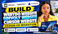 build webydo website simvoly website cursor website design or website migration