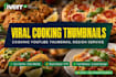 design viral youtube cooking thumbnail