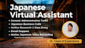 be japanese virtual assistant and admin support