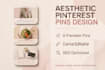 design 3 aesthetic pinterest pins in canva seo optimized