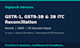 prepare gstr 1, gstr 3b and gstr 2b itc reconciliation for indian gst
