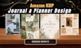 design a journal, planner, or guided journal for amazon KDP
