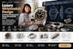 design luxury wristwatches and watch components using 3d autocad
