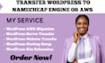 transfer wordpress godaddy namecheap kinsta wp engine AWS docker kubernetes