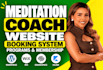 setup squarespace meditation coach website booking programs and membership skool
