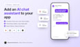 add an ai chat assistant to your react native or web app