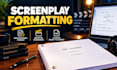 do screenplay formatting  film script TV pilot in final draft screenplay format