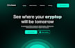 design a high converting crypto landing page in figma