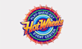 make black light roller skating rink logo