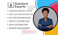 set up substack podcast and video, RSS, spotify and apple distribution