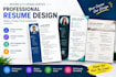 design a professional resume, CV, and creative modern resume