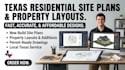 draw texas residential site plans and property layouts