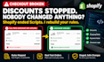 fix shopify discounts and shipping rules broken after scripts ended