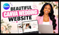 design a beautiful canva wedding website with rsvp details