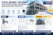 do steel beams, columns with structural drawing and building projects