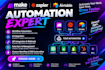 build your make, zapier and airtable ai automation workflows