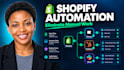 build custom shopify automation via make com and zapier