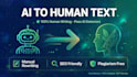 rewrite, summarize, and convert ai content to human professional writing