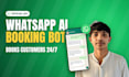build a whatsapp ai chatbot and booking bot on the official cloud API
