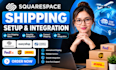 do squarespace live shipping rates, esayship, connect shipping, fix integration