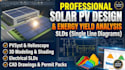 provide professional solar pv design, slds and energy yield analysis