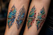 create handdrawn persian arabic calligraphy tattoo