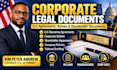 draft llc operating agreements, shareholder agreements and bylaws