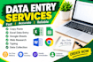do data entry and copy paste