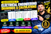 create single line diagrams, riser diagrams, load calculations, panel schedules