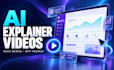 create ai explainer animation saas demo video app promos b2b business explainers