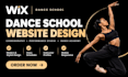 build wix dance school website choreography e performance studio website design