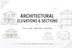 create architectural elevations, building sections and roof plans