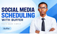 schedule your social media posts using buffer, loomly, later, hootsuite,