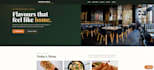 create modern cafe and restaurant website design