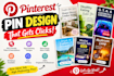 design eye catching pinterest pin