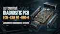 develop automotive diagnostic pcb, ecu communication and can fd hardware