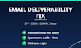 fix your email deliverability with spf, dkim and dmarc setup