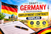 draft germany a professional employment contract template