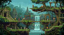 design 2d platformer levels pixel tilesets tilemaps game map and environment art